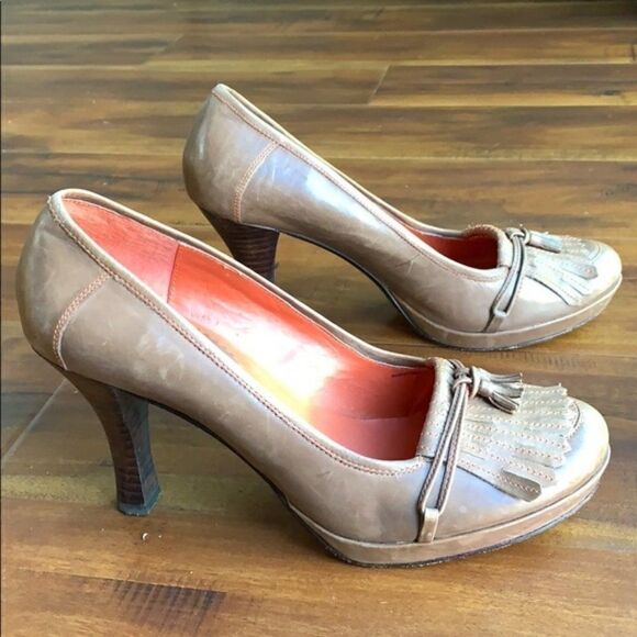 𝅺CHARLES by Charles David Tassel Fringe Heels Shoes - Picture 2 of 8